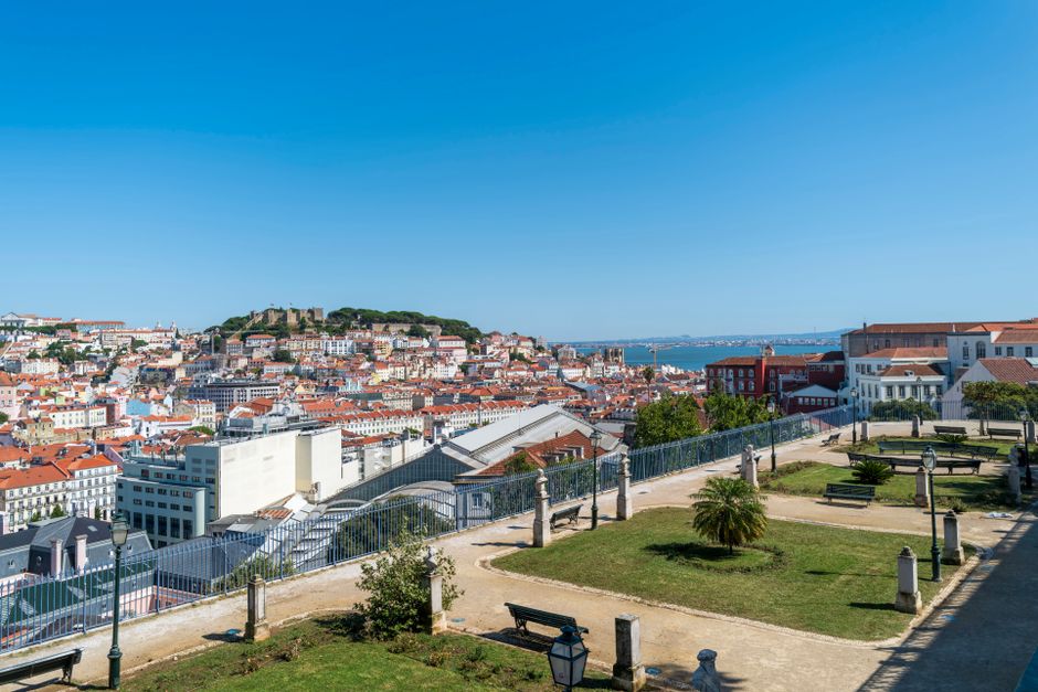 Miradouro de São Pedro de Alcântara, Lisbon, Portugal
