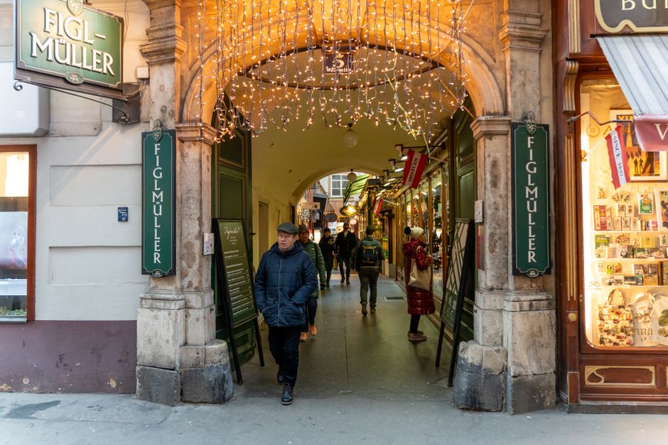Palais Ferstel & Freyung Passage, Vienna, Austria