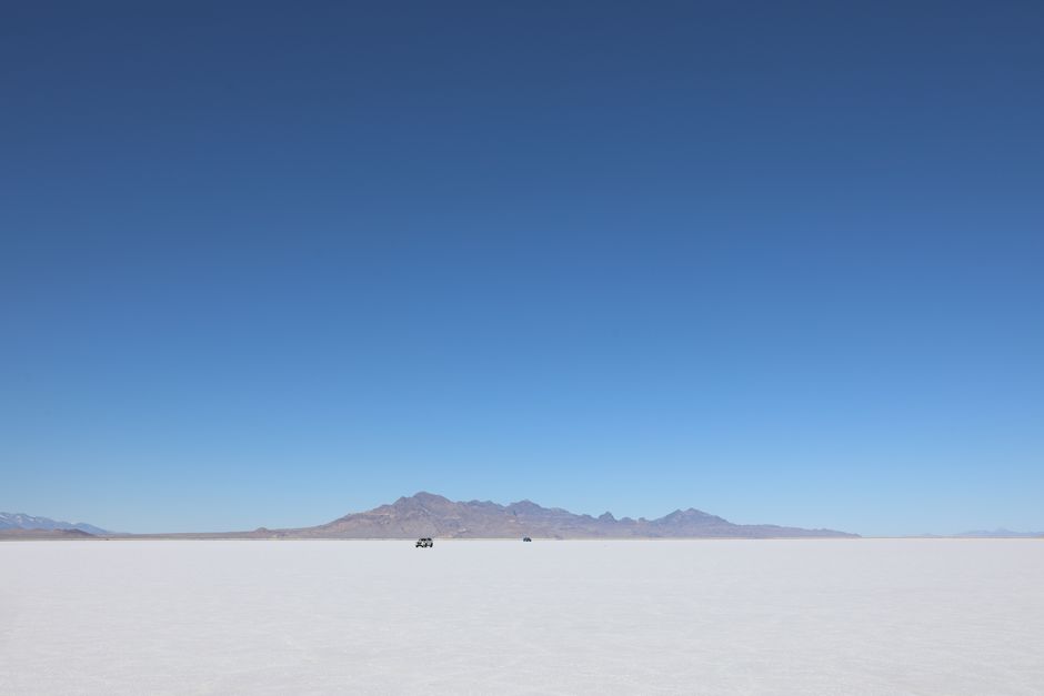 Bonneville Salt Flats, Utah, USA