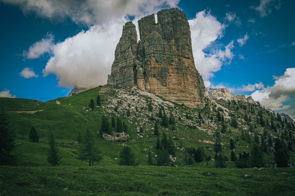Cinque Torri's open-air WWI front-line museum, Italy