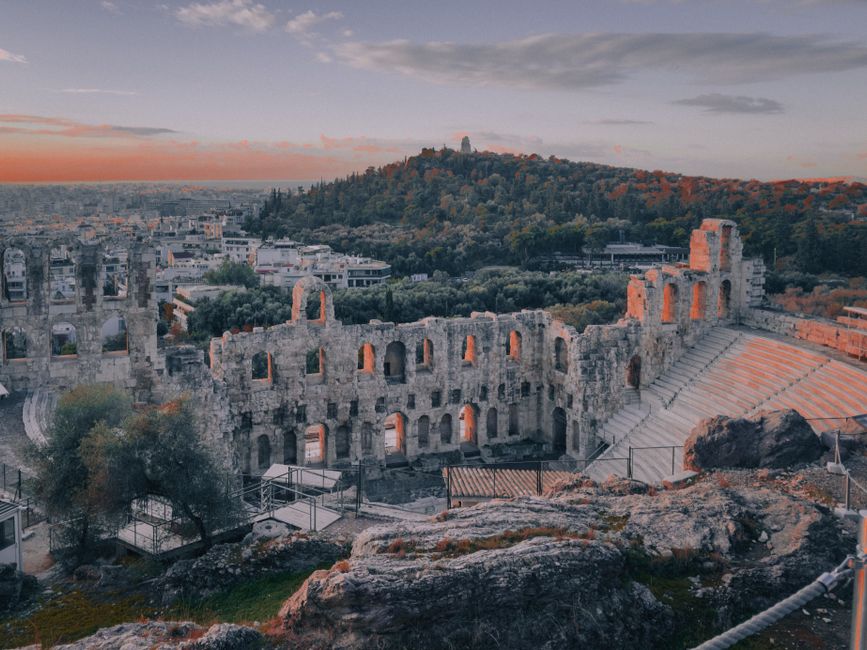 Philopappos Hill, Athens, Greece