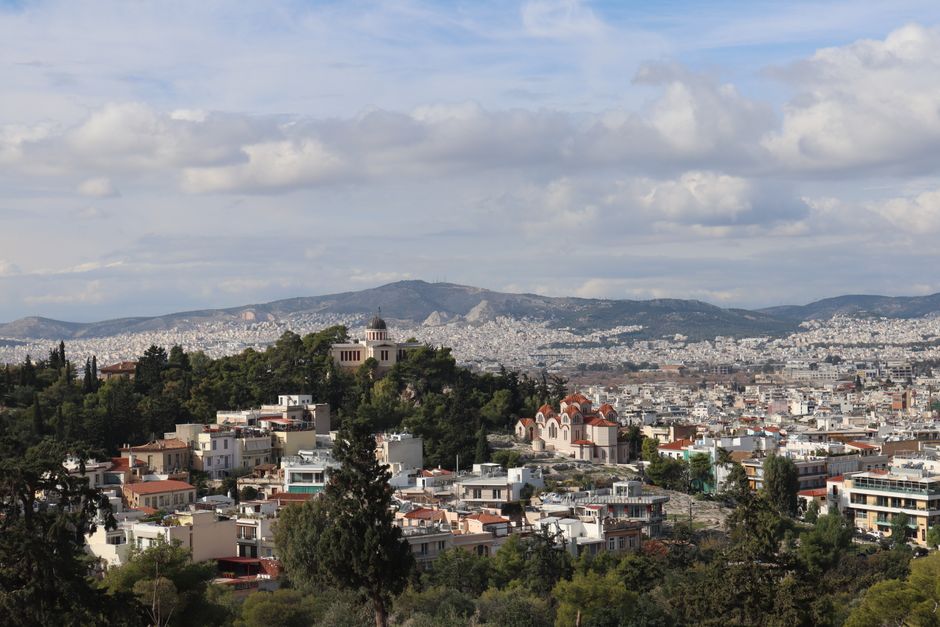 Areopagus Hill, Athens, Greece
