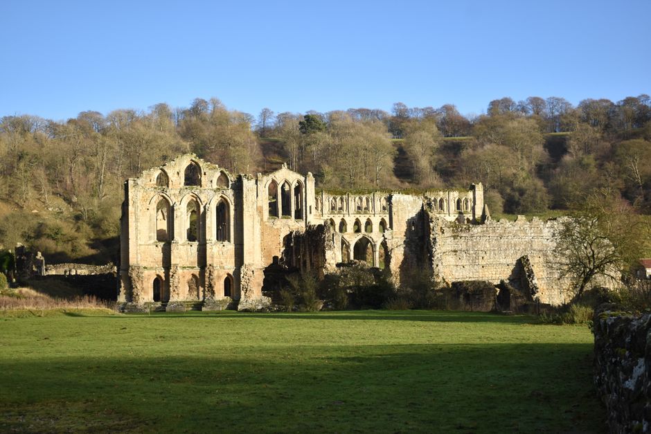 Rievaulx Abbey Fishponds, North Yorkshire, England