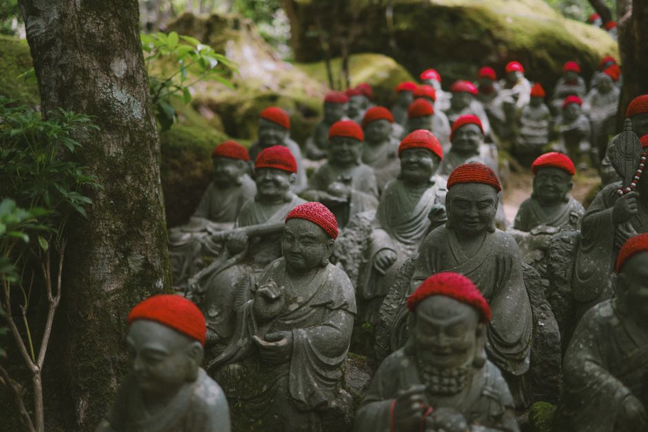 Adashino Nenbutsu-ji Temple, Kyoto, Japan