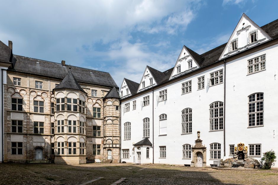 Collegium Maius Courtyard, Jagiellonian University, Krakow, Poland