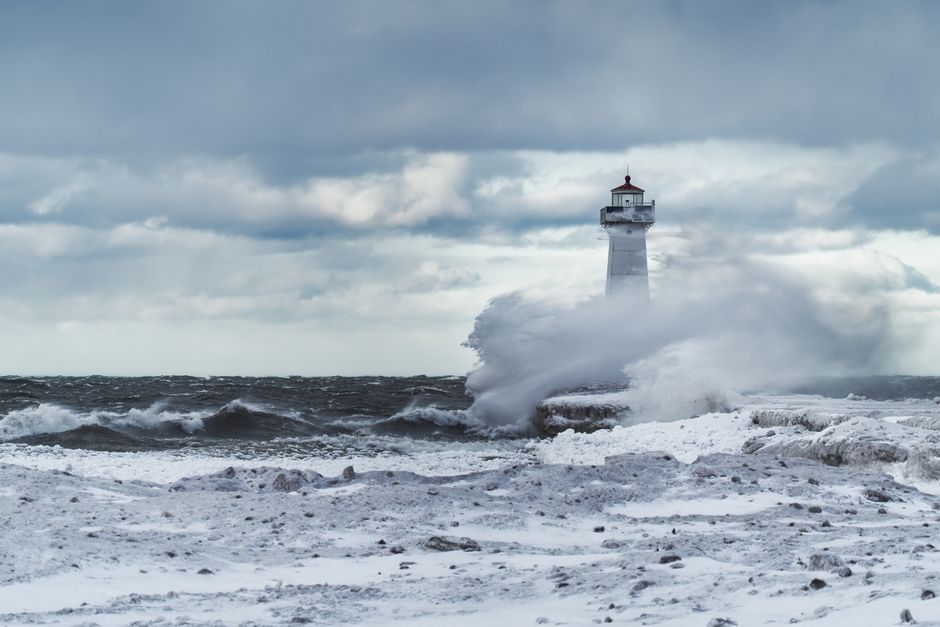 Thirty Mile Point Lighthouse, Golden Hill State Park, New York, USA