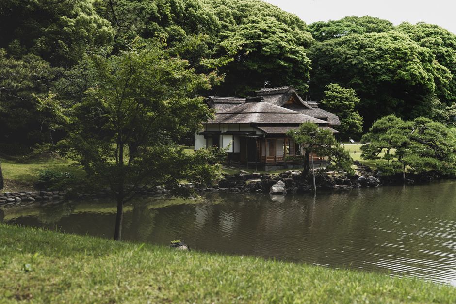 Hamarikyu Gardens, Tokyo, Japan