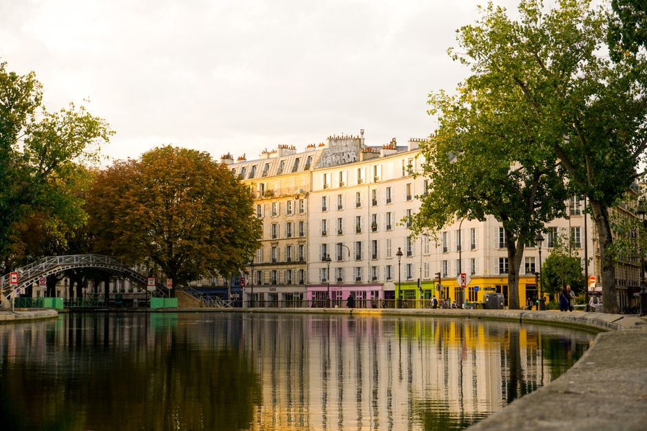 Canal Saint-Martin, Paris, France
