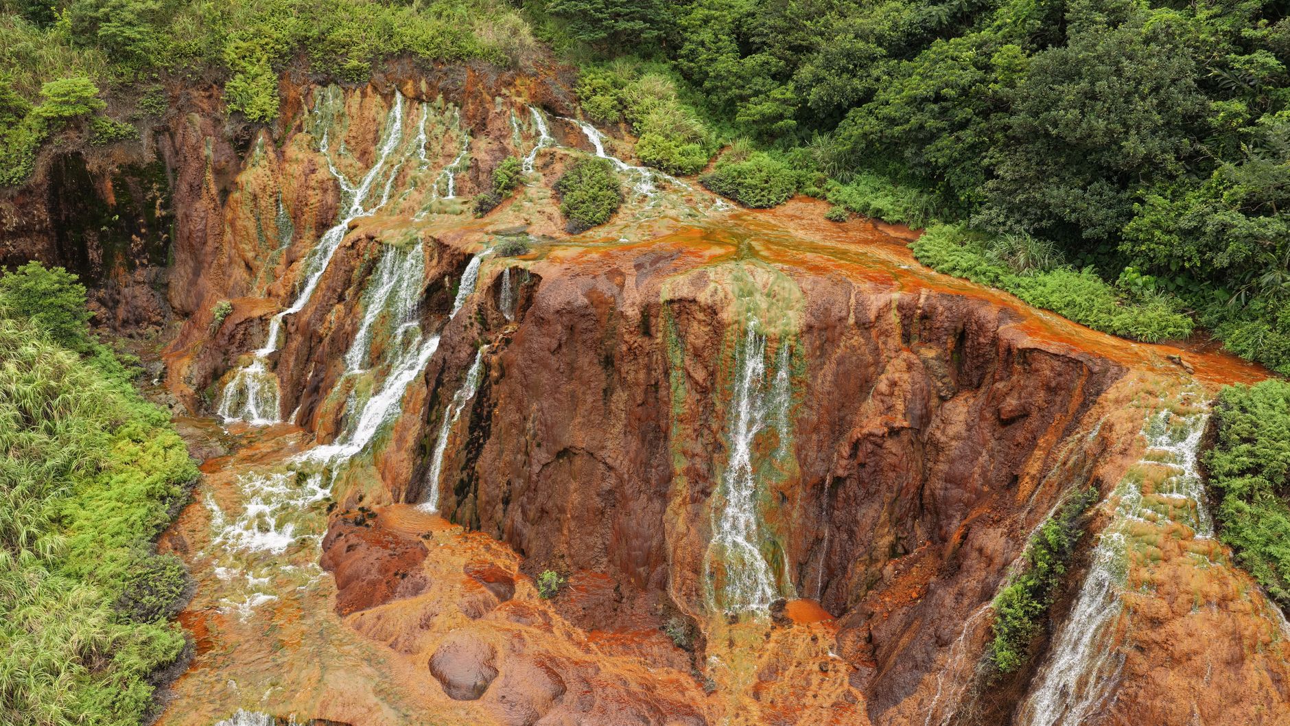 Seven Colored Earths of Chamarel, Mauritius