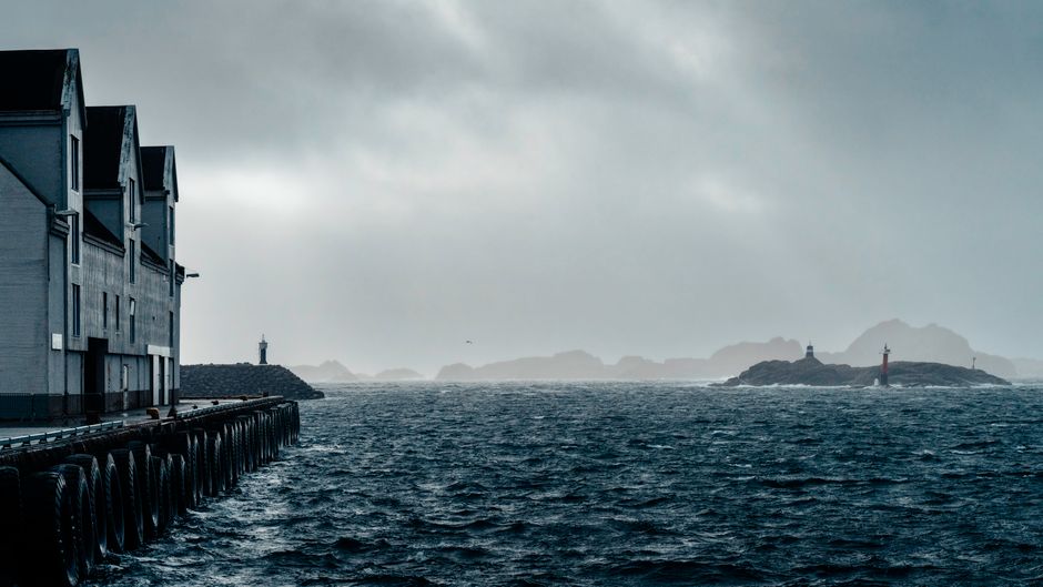 Kråkenes Lighthouse, Vågsøy, Sogn og Fjordane, Norway