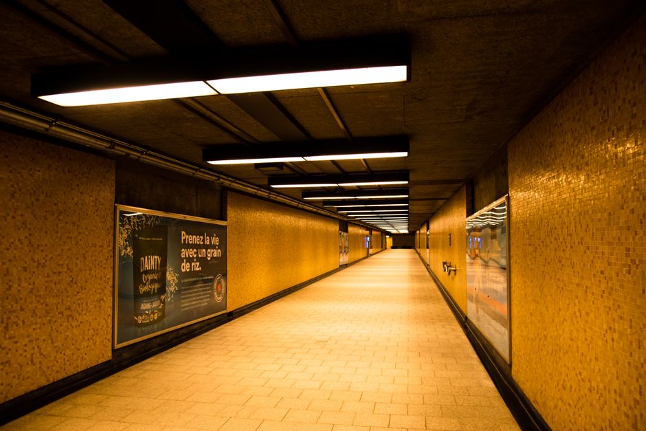 Place des Arts Metro Station, Montreal, Canada