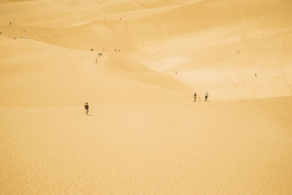 Mingsha Shan (Singing Sand Dunes), China