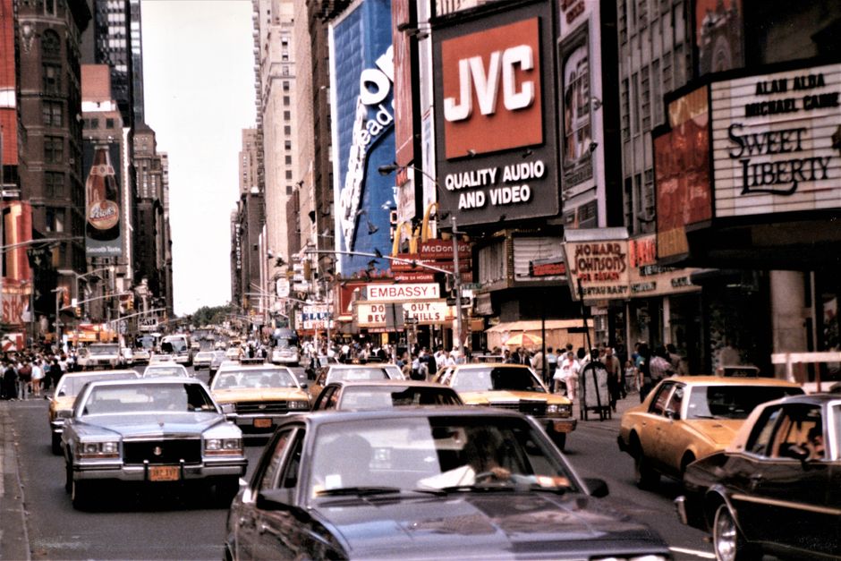 Old 42nd Street, Times Square, New York City, USA