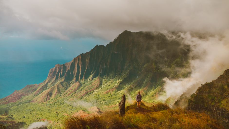 Kalalau Trail, Na Pali Coast, Kauai, Hawaii