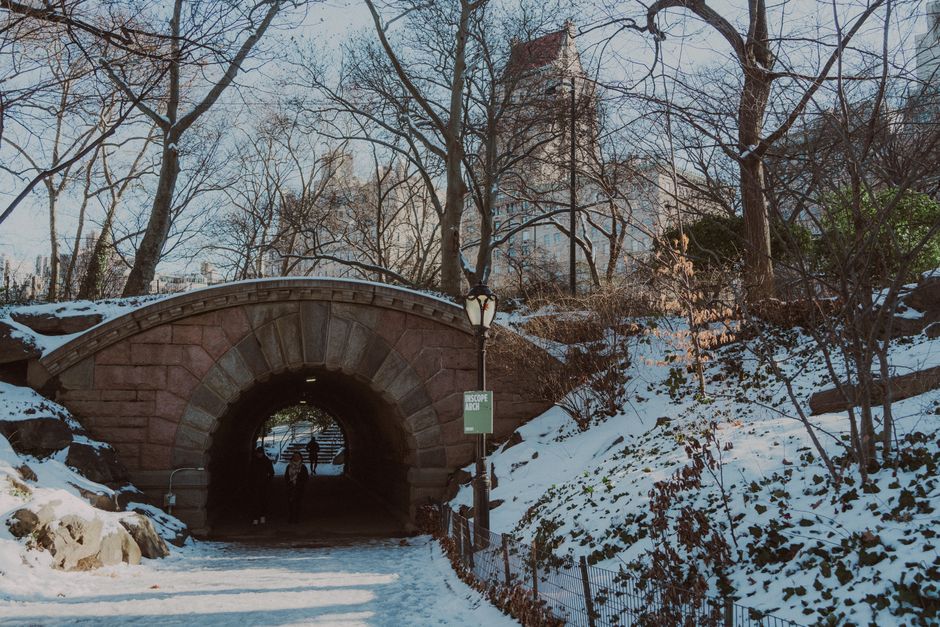 Huddlestone Arch, Central Park, New York City, USA